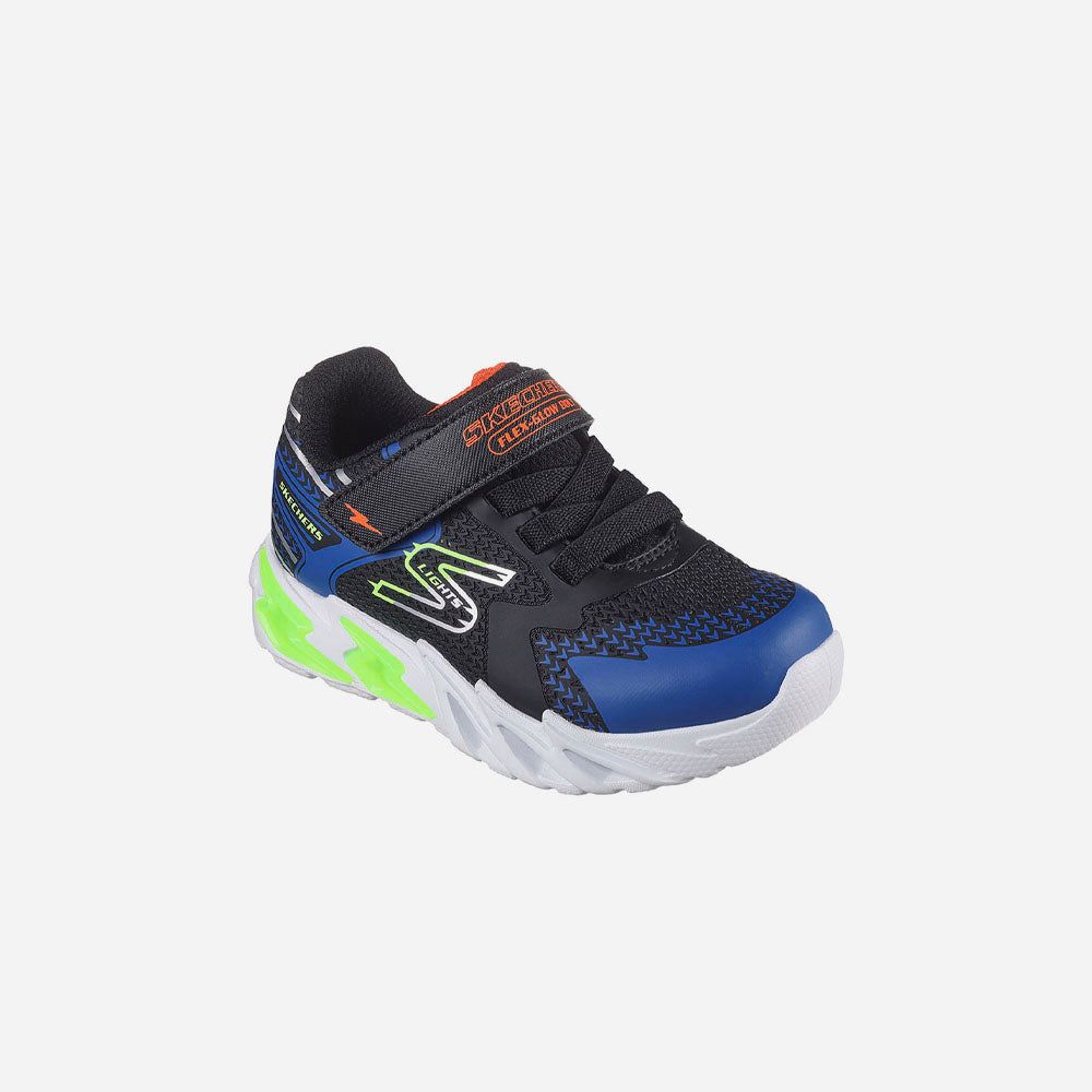 Skechers - Giày thể thao thời trang bé trai Flex-Glow Bolt Lifestyle