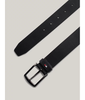 Tommy Hilfiger - Dây nịt nam Men's Black Leather Denton 3.5 Belt