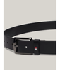Tommy Hilfiger - Dây nịt nam Men's Black Leather Denton 3.5 Belt