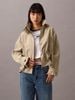 Calvin Klein - Áo khoác nữ CK Peach Touch Nylon Waisted Jacket