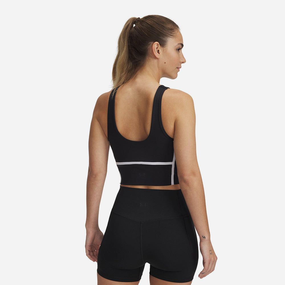 Under Armour - Áo thun ba lỗ nữ Women's Under Armour Meridian Piped Crop Sport Bra