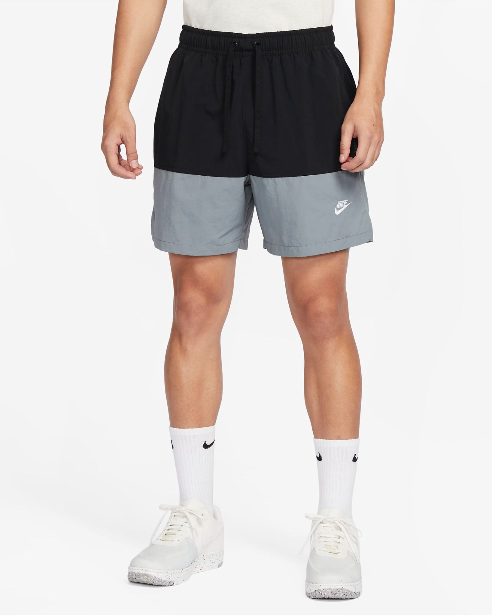 Nike - Quần lửng thể thao Nam Club Men's Woven Colour-Blocked Shorts