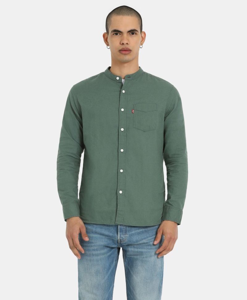 Levi's - Áo sơ mi tay dài nam Men's Banded Collar 1 Pocket Shirt