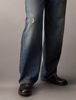 Calvin Klein - Quần jeans ống rộng CK nam Baggy Faded Ck Blue Jean