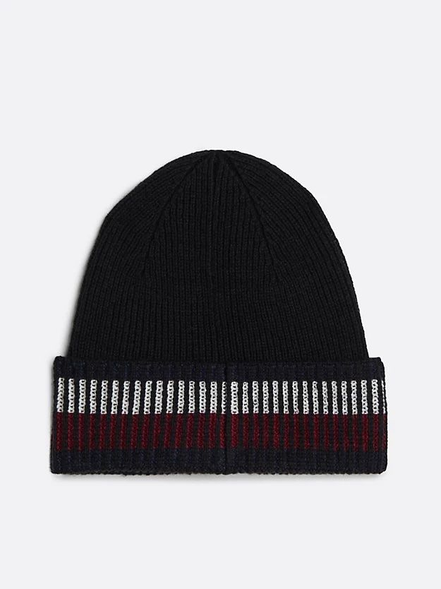 Tommy Hilfiger - Nón len nam Corporate Wool Blend Knit Beanie