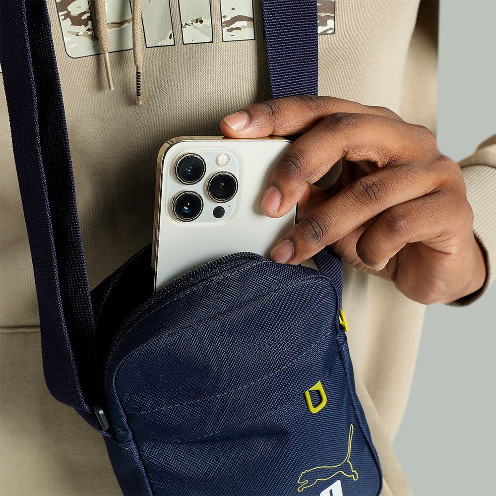 Puma - Túi đeo chéo nam nữ Phase Elemental Portable Navy Lifestyle