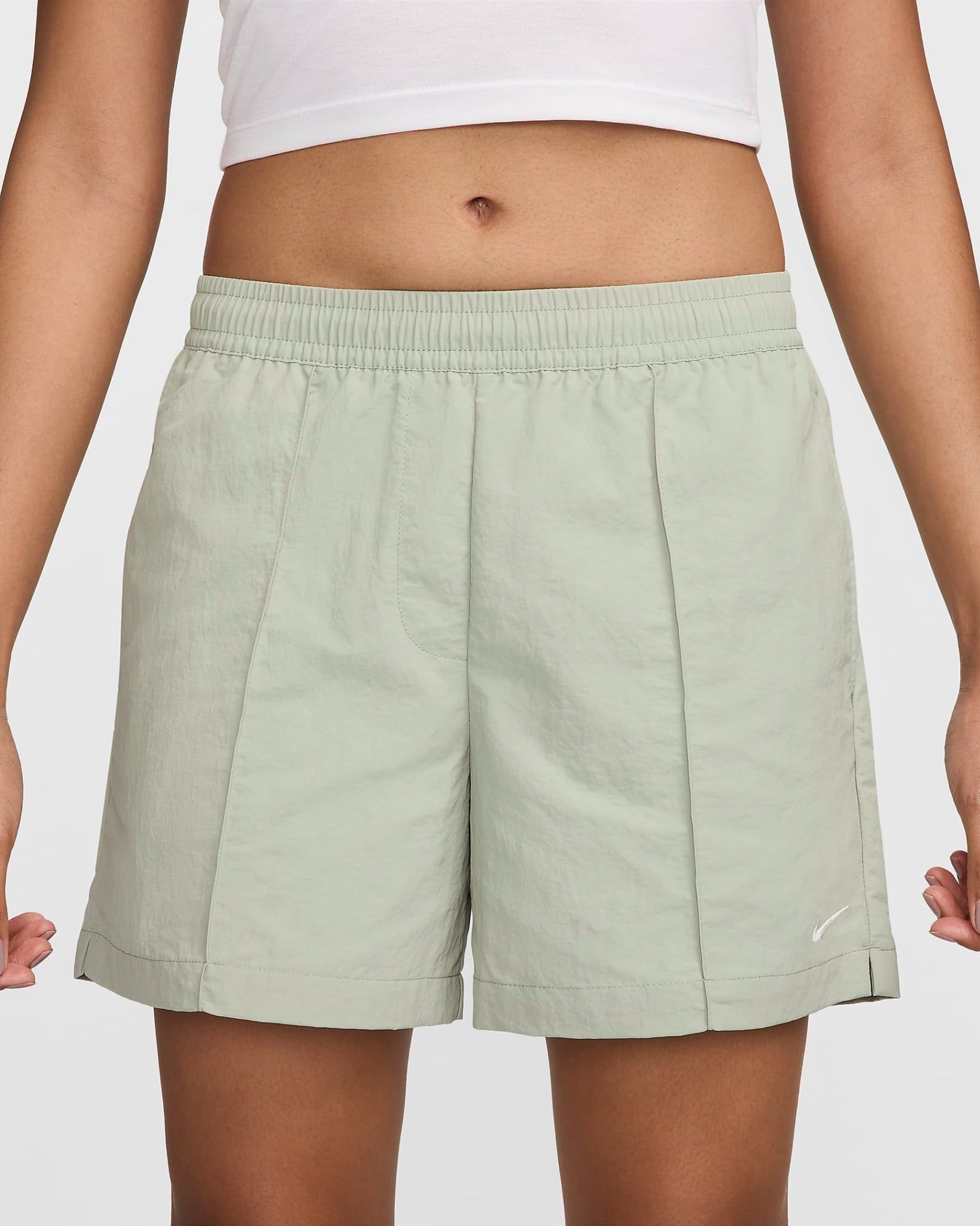 Nike - Quần ngắn thể thao Nữ Everything Wovens Women's Mid-Rise 5