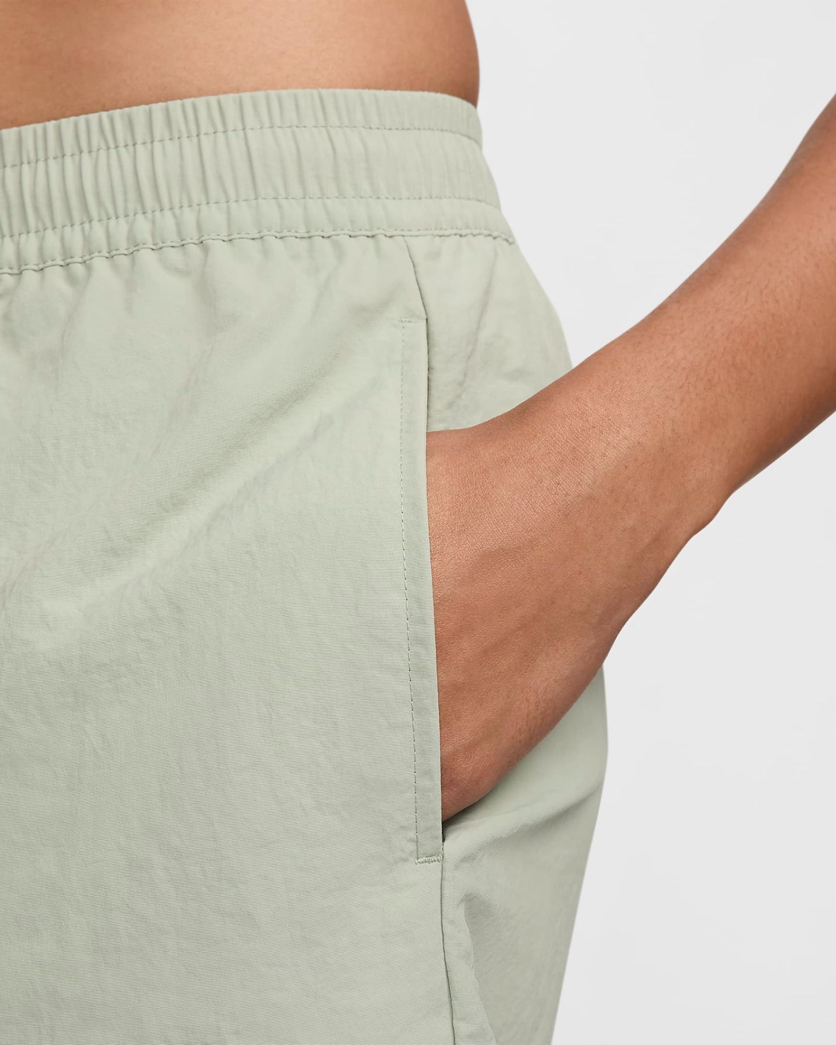 Nike - Quần ngắn thể thao Nữ Everything Wovens Women's Mid-Rise 5