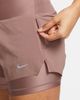 Nike - Quần ngắn thể thao Nữ Nike Dri-FIT Swift Women's Mid-Rise 8cm 2-in-1 Running Shorts with Pockets