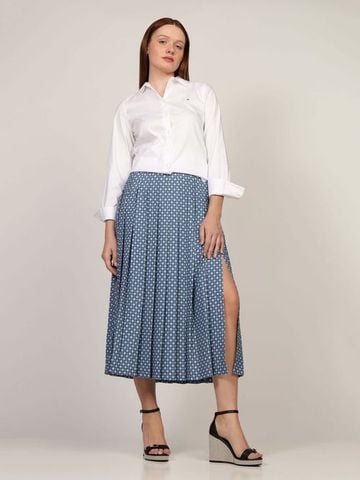 Tommy Hilfiger - Áo sơ mi tay dài nữ Essential Poplin Regular Shirt