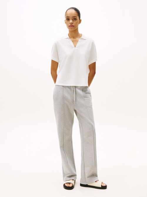 Tommy Hilfiger - Áo polo tay ngắn nữ Women's Lyocell Open Polo