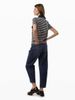 Tommy Hilfiger - Áo polo tay ngắn nữ Stape Gold Button Polo