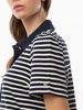Tommy Hilfiger - Áo polo tay ngắn nữ Stape Gold Button Polo
