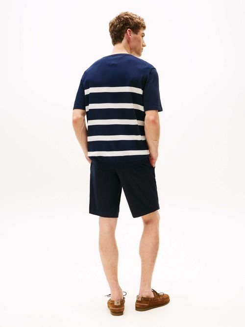 Tommy Hilfiger - Áo polo tay ngắn nam TH Knitted Stripe Tee