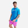 Speedo - Áo bơi tay ngắn chống nắng nam Men's Speedo Printed Short Sleeve Swim Tee