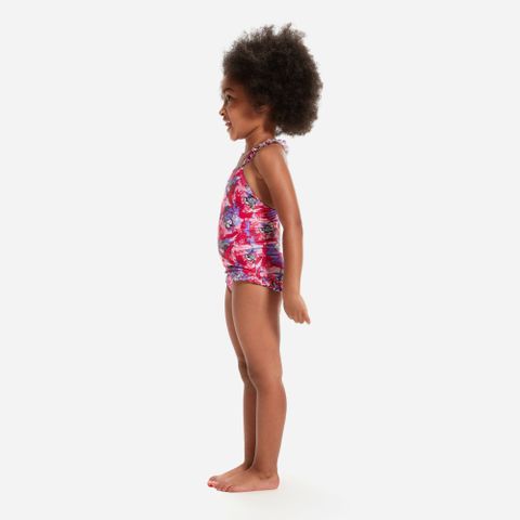 Speedo - Đồ bơi bé gái Toddler Girls Printed Frill Thinstrap - 3