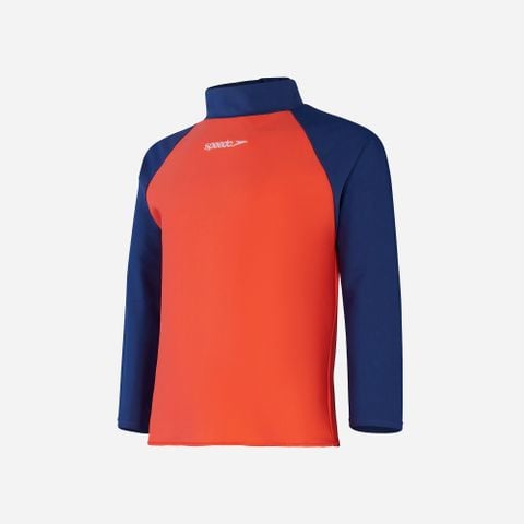 Speedo - Áo bơi tay dài chống nắng bé trai Boys' Speedo Learn To Swim Long Sleeve Rash Guard