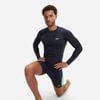 Speedo - Áo bơi tay dài chống nắng nam Men's Speedo End+ Splice Long Sleeve Uv Swim Tee