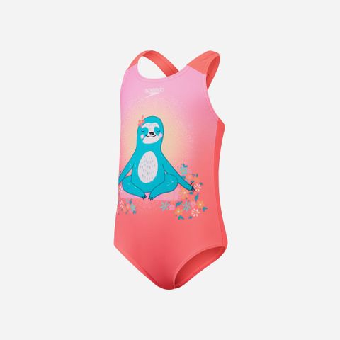 Speedo - Đồ bơi bé gái Girls' Speedo Digital Placement Allover One Piece