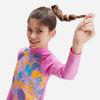 Speedo - Áo bơi tay dài chống nắng bé gái Girls' Speedo Long Sleeve Printed Panel Rash Top