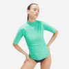 Speedo - Áo bơi tay ngắn chống nắng nữ Speedo Women's Essential Short Sleeve Top