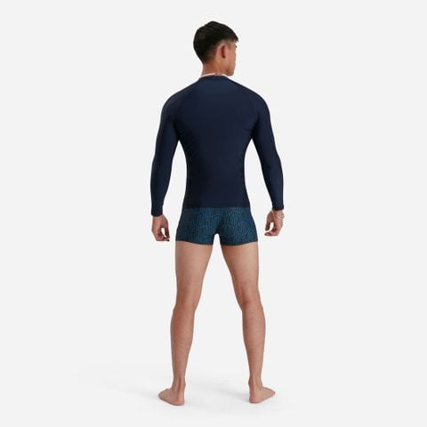Speedo - Áo bơi tay dài chống nắng nam Essential Long Sleeve Rash Top