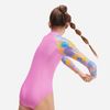 Speedo - Áo bơi tay dài chống nắng bé gái Girls' Speedo Printed Long Sleeve Swim Suit