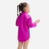 Speedo - Áo bơi tay dài chống nắng bé gái Toddler Girls Long Sleeve Printed Rash Top