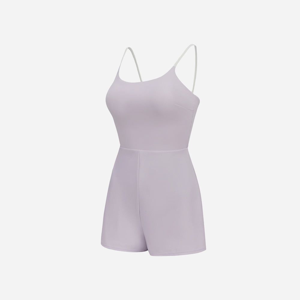 Speedo - Đồ bơi nữ Women's Speedo Female Story Rib Shaping Single Stripe Kneesuit