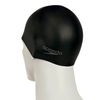 Speedo - Nón bơi nam nữ Speedo Plain Moulded Silicone Cap Black Swimming