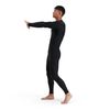 Speedo - Áo bơi tay dài nam Top Am Black White Swimming