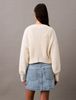 Calvin Klein - Áo khoác len tay dài CK nữ 2 in 1 Cropped Cardigan Set