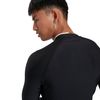 Speedo - Áo bơi tay dài nam Top Am Black White Swimming