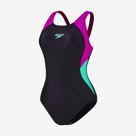 Speedo - Đồ bơi nữ Speedo Colourblock Splice Muscleback