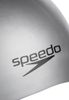 Speedo - Nón Thể Thao unisex Plain Moulded Silicone Cap Grey Unisex Accessories