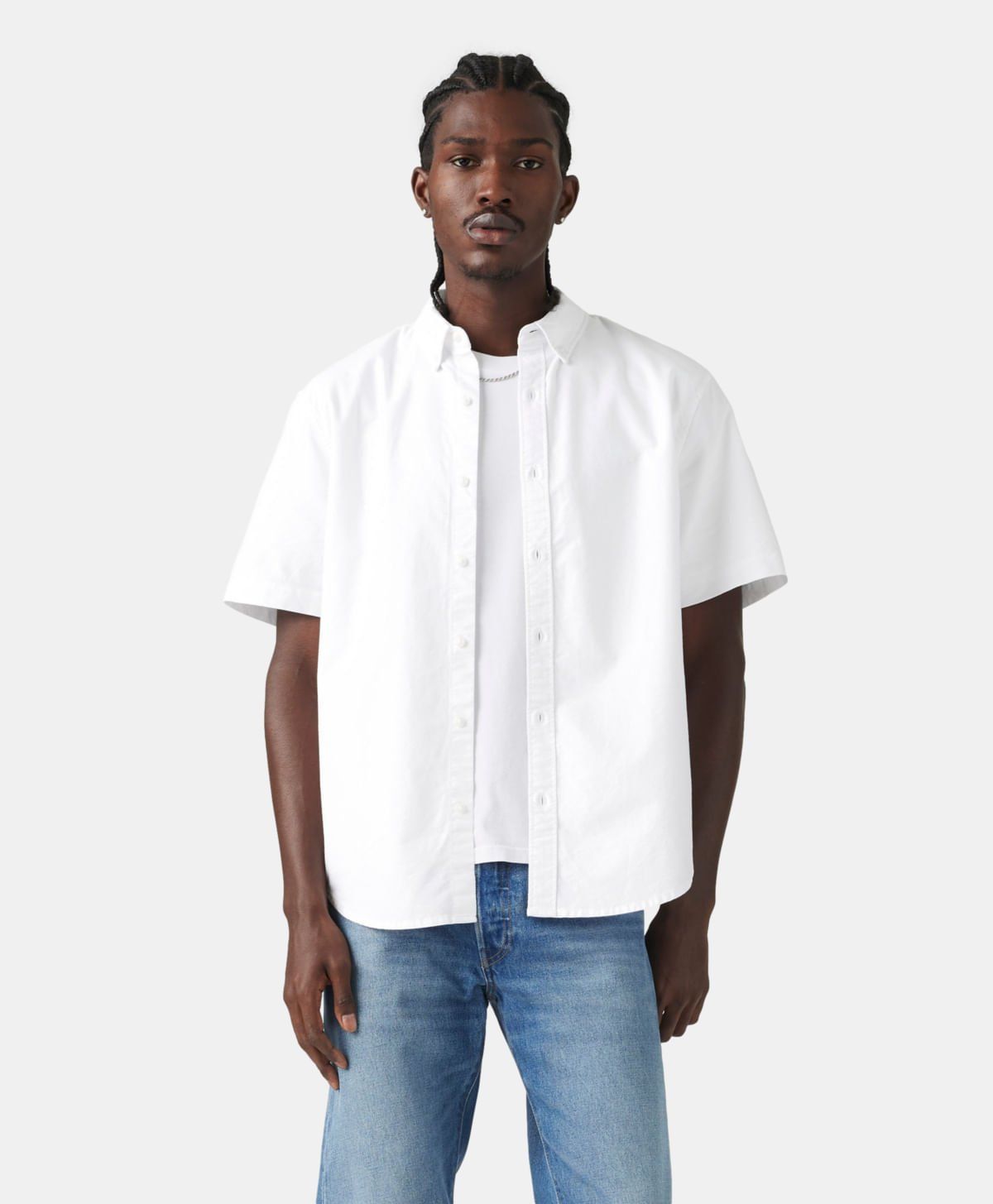 Levi's - Áo sơ mi tay ngắn nam Men's Short-Sleeve Authentic Button-Down Shirt