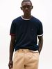 Tommy Hilfiger - Áo thun tay ngắn nam Global Stripe Flag Cuff Tee