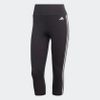 adidas - Quần dài ống bó Nữ Train Essentials 3-Stripes High-Waisted 3/4 Leggings