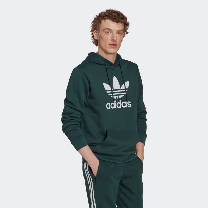 adidas - Áo tay dài Nam Trefoil Hoody Sweatshirts