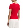 Tommy Hilfiger - Áo phông tay ngắn nữ TH Slim Essential Logo Tee
