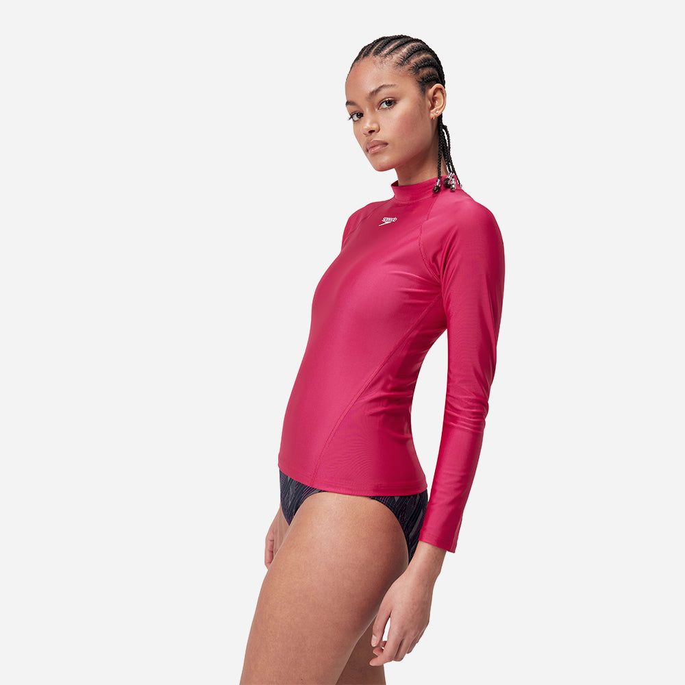 Speedo - Áo bơi tay dài chống nắng nữ Essential Sun Protection Swimming