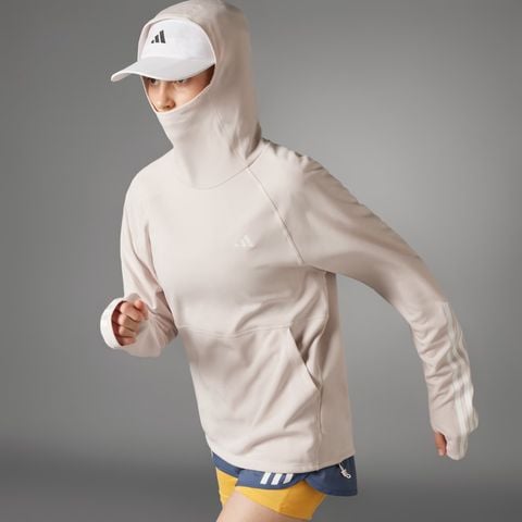 adidas - Áo khoác chạy bộ Nữ adidas Own The Run 3-Stripes Hoodie