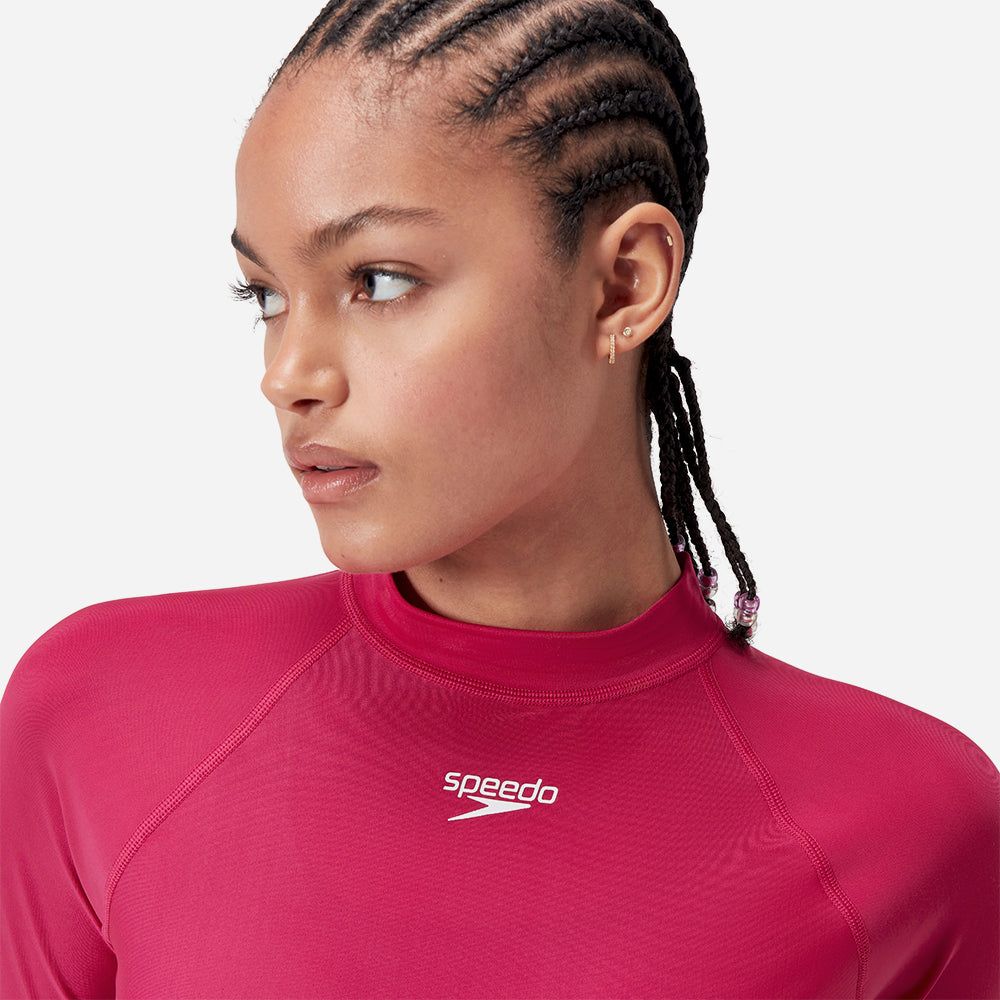 Speedo - Áo bơi tay dài chống nắng nữ Essential Sun Protection Swimming