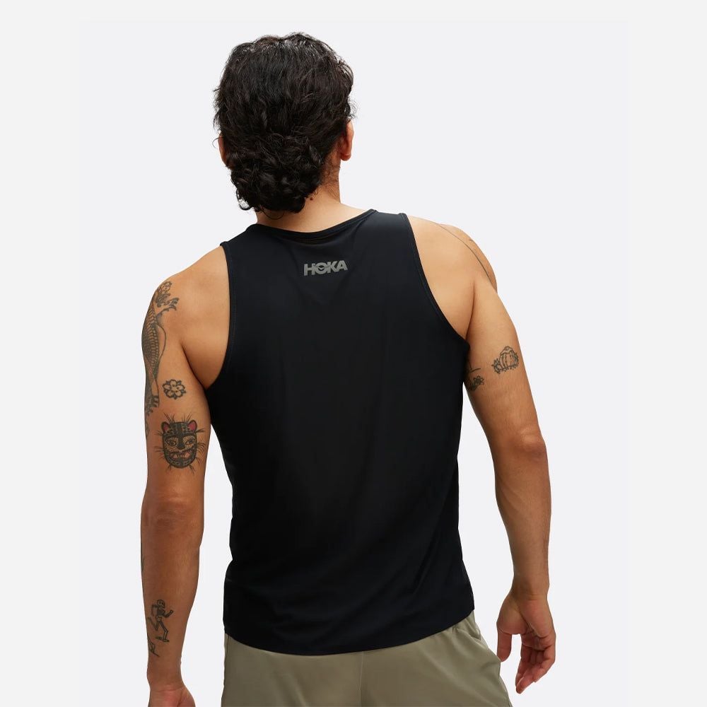 Hoka - Áo ba lỗ chạy bộ nam Airolite Tank Running Top