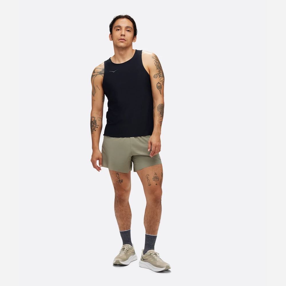 Hoka - Áo ba lỗ chạy bộ nam Airolite Tank Running Top