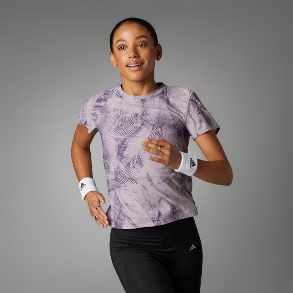 adidas - Áo tay ngắn chạy bộ Nữ Ultimateadidas Allover Print Tee