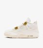 Nike - Giày thời trang thể thao Nữ Women's Air Jordan 4 White & Gold