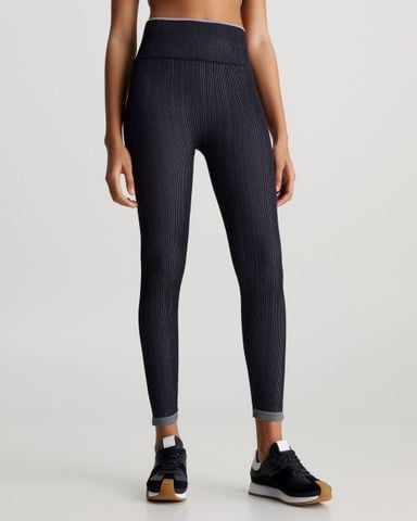 Calvin Klein - Quần dài ống ôm thể thao nữ Ribbed 7/8 Gym Leggings