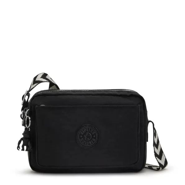 Kipling - Túi đeo chéo Abanu Midi Black Chevron