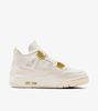 Nike - Giày thời trang thể thao Nữ Women's Air Jordan 4 White & Gold